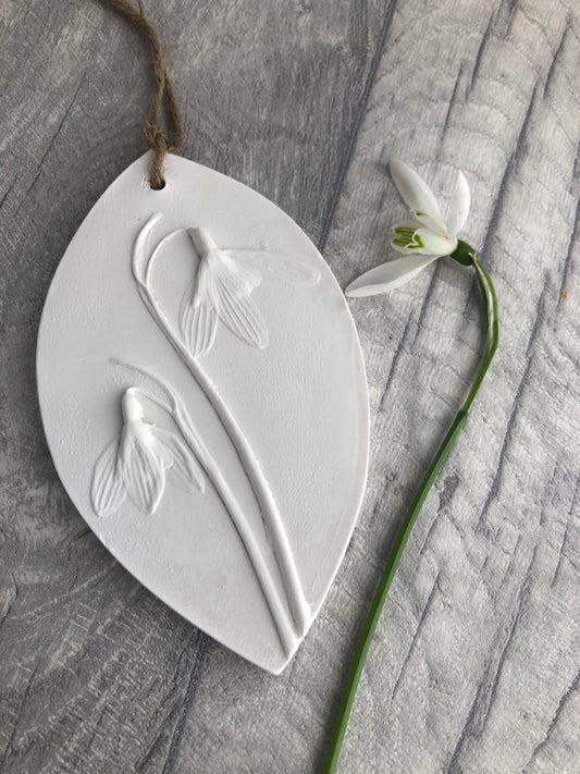 Snowdrops Botanical Cast Fragrance Diffuser Large