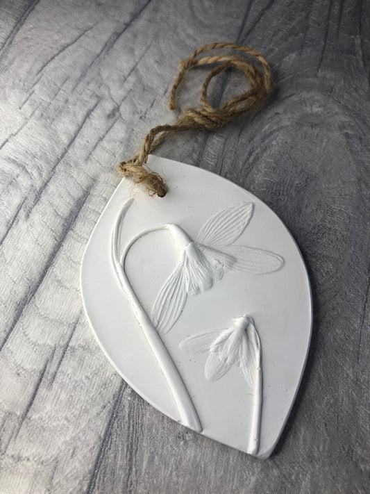 Snowdrop and Bud Botanical Cast Fragrance Diffuser Large