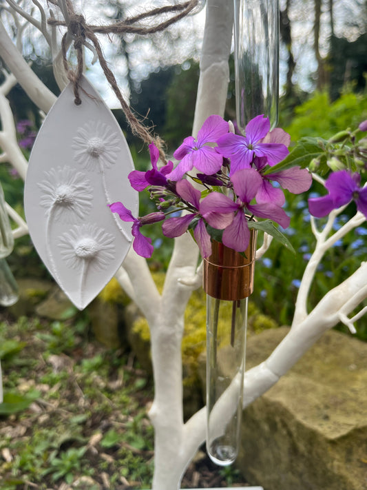 DIY test tube bud vase