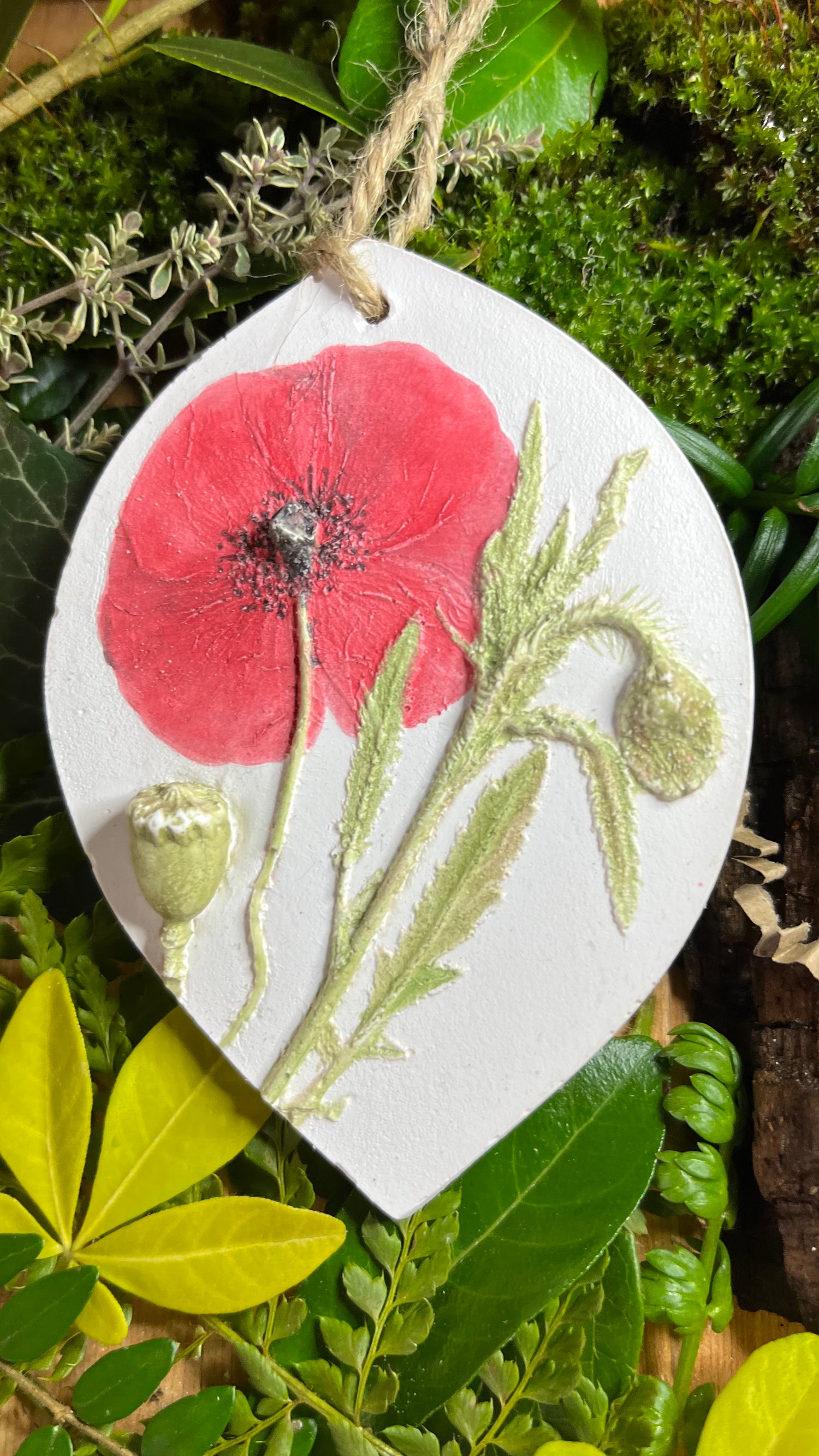 Painted Botanical Cast Fragrance Diffuser