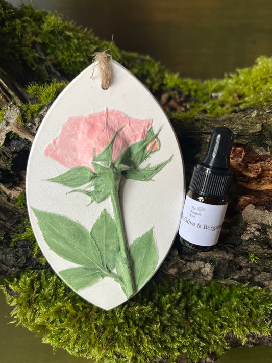 Pink Rose Botanical Cast Fragrance Diffuser