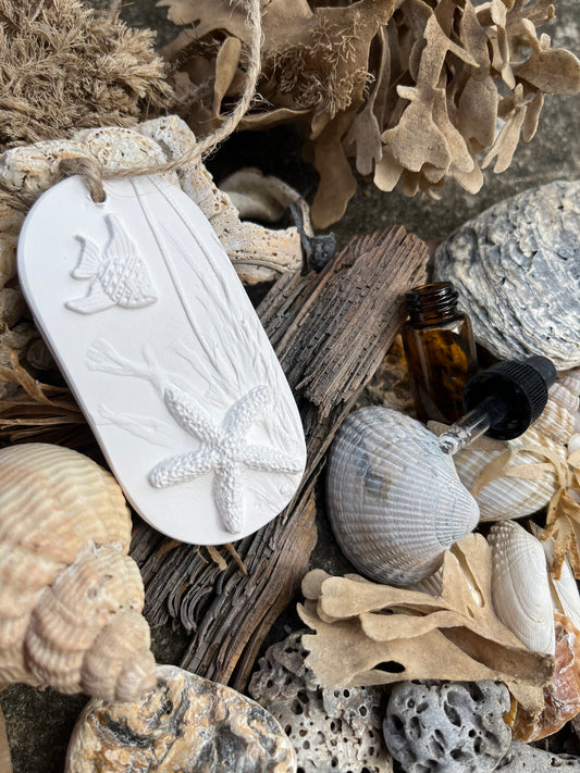 Fish & Starfish Botanical Cast Car Freshener