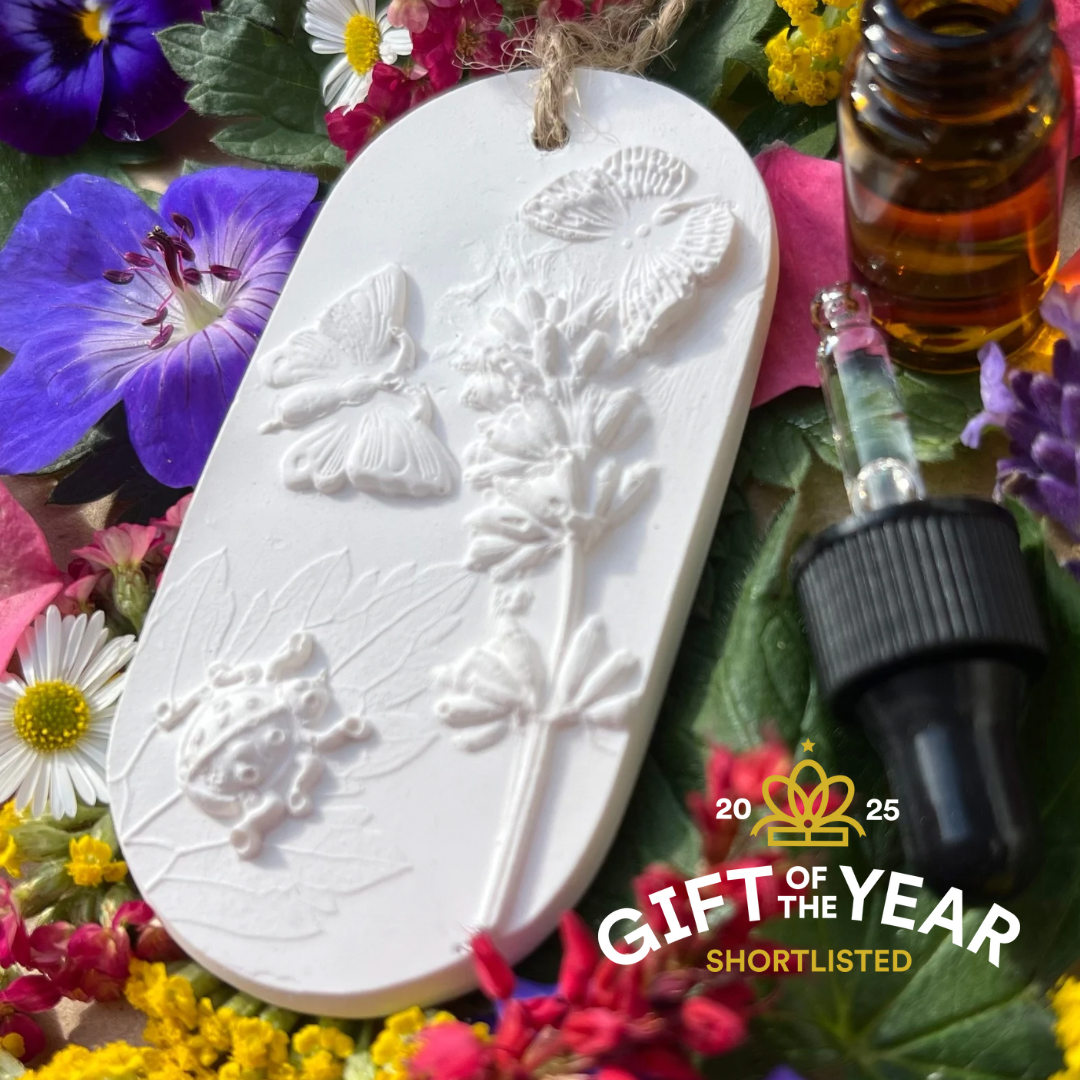 Butterflies and Ladybird Botanical Cast Car Freshener