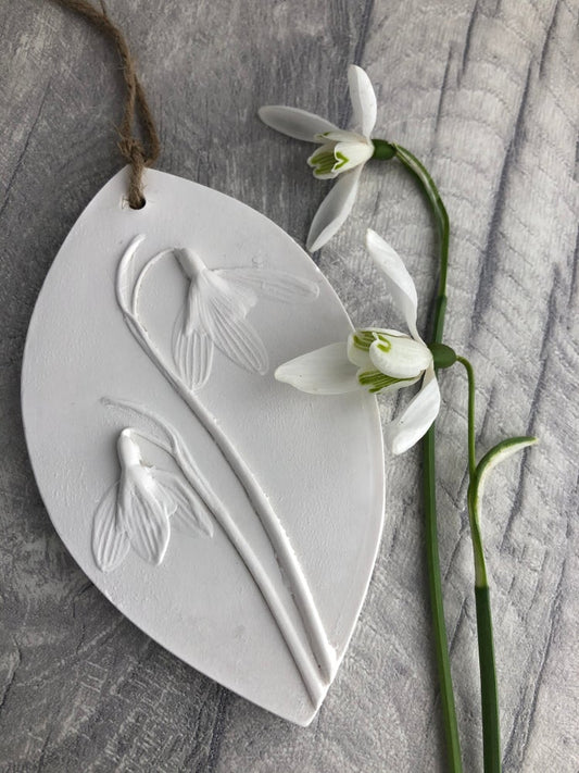 Snowdrops  Botanical Cast Fragrance Diffuser Large